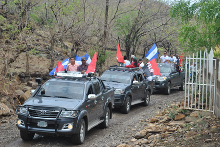 BOACO CELEBRA EL DíA DE LA DIGNIDAD NACIONAL CON UNA CAMINATA AL CERRO EL COMÚN, DONDE ESTUVO EL GENERAL SANDINO