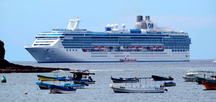 INTUR recibe a turistas del crucero Island Princess en San Juan del Sur