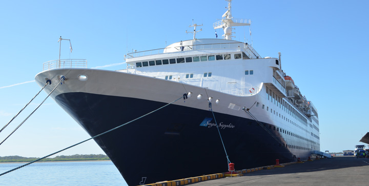 Arriba por primera vez crucero Saga Sapphire