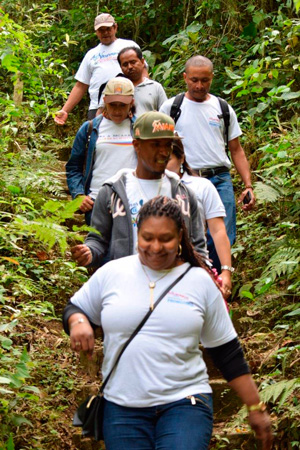 Protagonistas de Laguna de Perlas realizan intercambio de experiencias con sus pares de Matagalpa