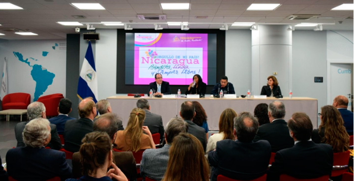 Vicepresidenta de Nicaragua destaca visita de comisión de turismo en España