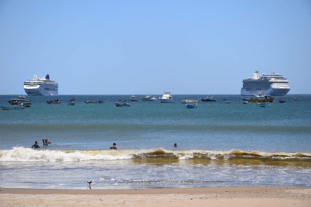 Crucero de lujo recalaba por primera vez en San Juan del Sur