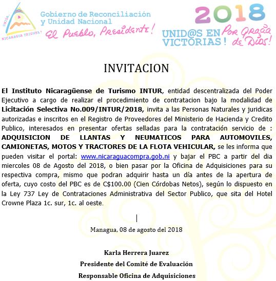 Licitación 009-adq-llantasy neumaticos