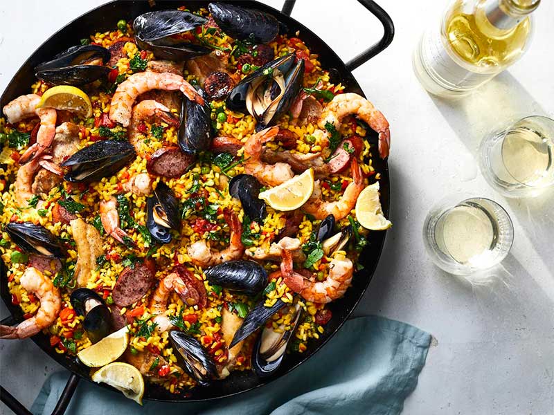 Paella,-España