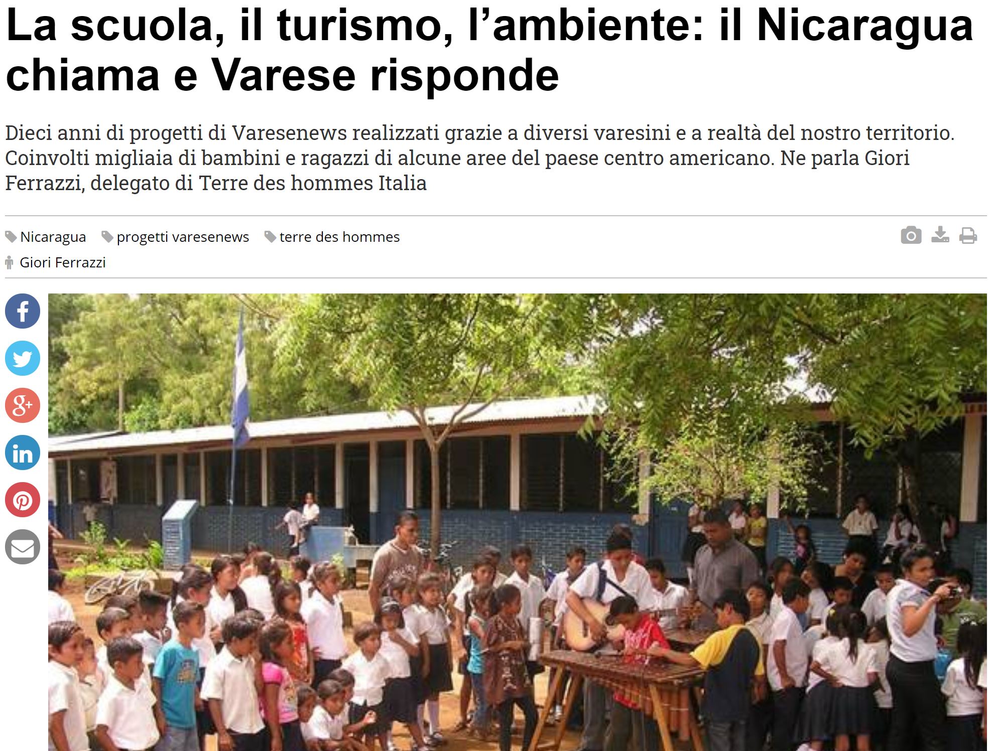 Nicaragua en espacios internacionales