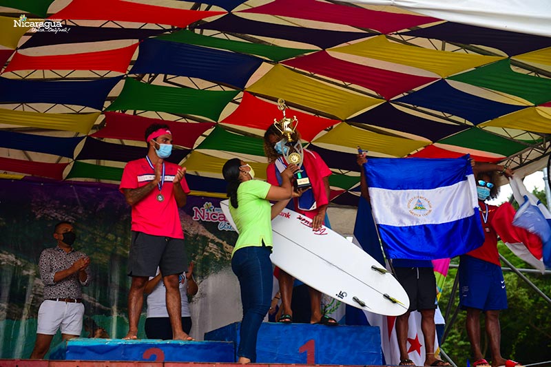 Ganadores Open Masculino Surf Nicaragua