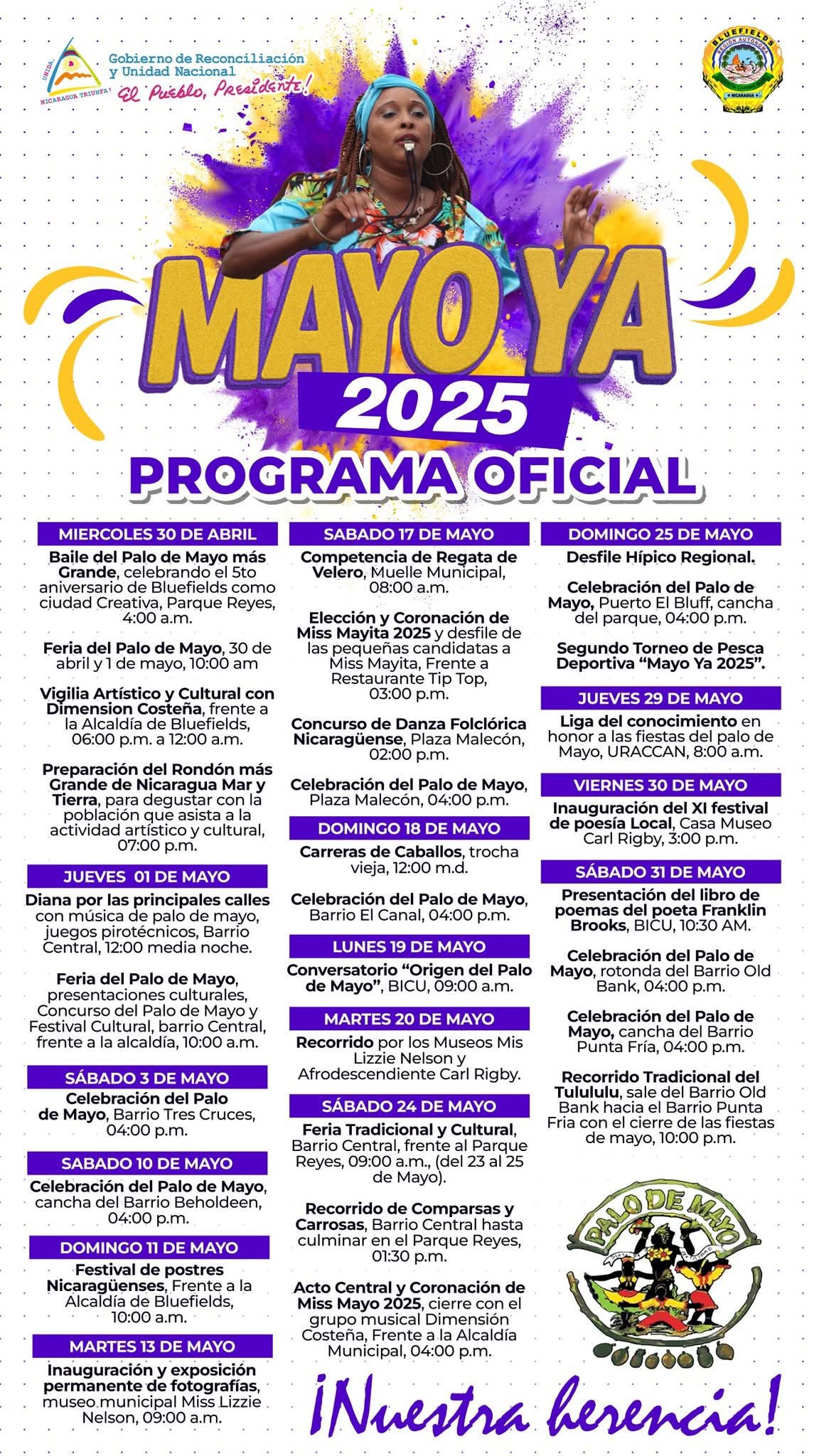 cartelera MAYO YA